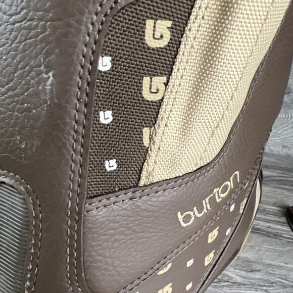 Women’s US 10 Burton Mint Snowboard Boots Speed Zone Lacing Brown USED - Picture 6 of 13